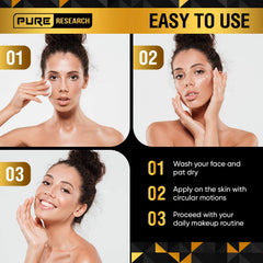 PURE RESEARCH Retinol Face Cream night routine bottle demonstrates soothing, renewing potential.