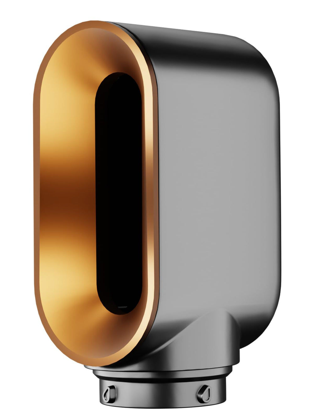 PUREGUST pre-styling dryer attachment for Dyson Airwrap with gold finish dries gently for prep.