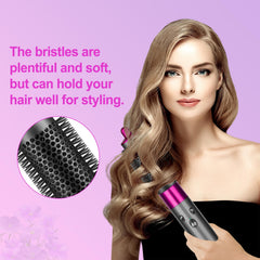 PUREGUST volumizing brush for Dyson Airwrap rose in use adds body during drying
