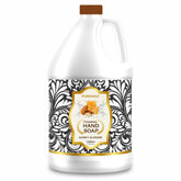 Puremax Honey Almond foaming hand soap pump with creamy foam for gentle cleansing.