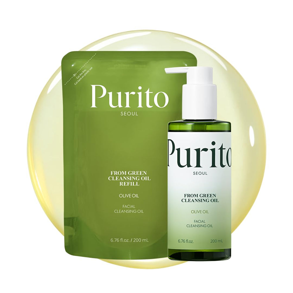Purito From Green Cleansing Oil Set original bottle for gentle makeup removal.