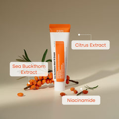PURITO Sea Buckthorn Vital 70 Cream box highlights oil-free formula for sensitive skin