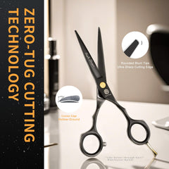 Purple Dragon thinning blades closeup demonstrates versatile shaping options.