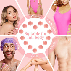 Purplesky face-upperlip application closeup illustrates precise waxing for sensitive areas.