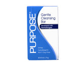 Purpose Gentle Cleansing Bar closeup showing creamy lather for daily cleansing.