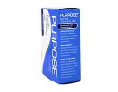 Purpose Gentle Cleansing Bar surface shot illustrates non-drying, non-comedogenic formula.