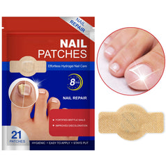 Pwkvsn nail patches odor-free formula supports sensitive skin wearers.