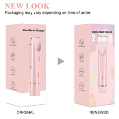 PYATE womens bikini trimmer with ergonomic grip for precise contours