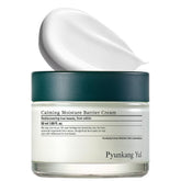 Pyunkang Yul PKY calming moisture barrier cream bottle highlights hydration for sensitive skin.