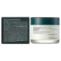Pyunkang Yul PKY cream close-up shows ceramide-rich formula supporting skin barrier.