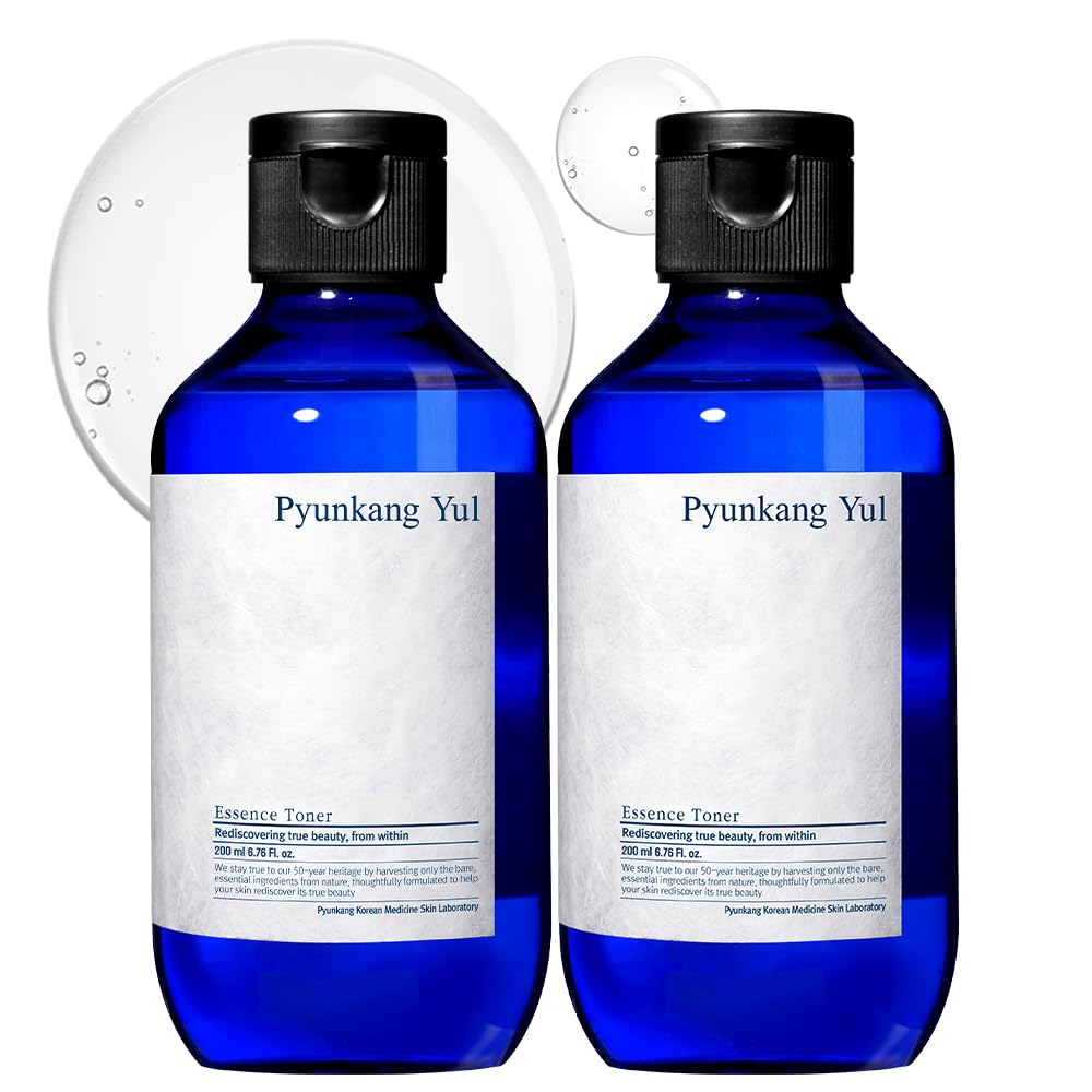 Pyunkang Yul PKY Essence Toner Bundle packshot shows minimal ingredients for sensitive-skin hydration