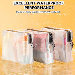 Qbily travel bag waterproof TPU/EVA material provides protective barrier