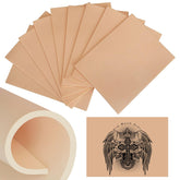 qeqanazo 3mm tattoo practice skin sheet pack demonstrates durable silicone for training