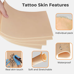 qeqanazo 3mm tattoo skin sheet 7.5 by 5.6 inches is precise