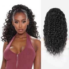 QGZ Ponytail Extension with soft texture for lightweight, natural length