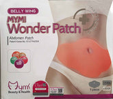 QIANSOTO Mymi Wonder Patch application closeup for targeted toning and easy wear.