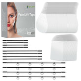 QiccJxyx Face Lift Tape raindrop stickers providing quick cheek lift with natural contour