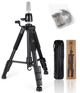 QISHI YUHUA wig stand tripod base provides stable support for precise styling