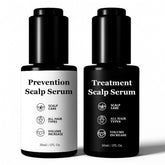 Qiuumey hair serum bottle closeup showcasing vegan formula designed for thinning hair.