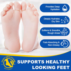 QJCWXIAOX heel-application-cracked-skin shows targeted care for dry areas.