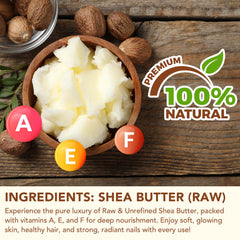 QJCWXIAOX vitamin-rich shea butter ingredients closeup for nourishment