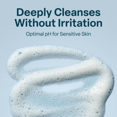 QRxLabs glycolic face wash gel texture suggests hydrating balanced skin feel