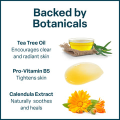 QRxLabs NiacinaMax serum ingredient label with calendula for soothing care