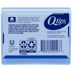 Q-tips Cotton Swabs makeup touch-up for precise beauty repair while traveling.
