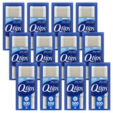 Q-tips cotton swabs front pack highlights a versatile 12-pack for beauty and hygiene tasks