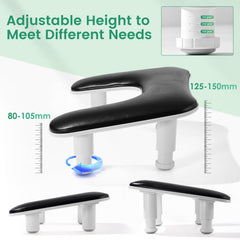 Quaferen 2nd-gen gear slots enable precise height tweaks for different nail tech setups.
