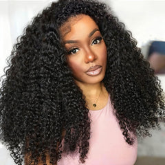 Querary kinky curly half wig 20inch fit securely for everyday styling without glue.
