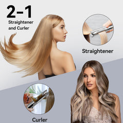 QUICO hair straightener 12-second heat-up highlights efficient mornings