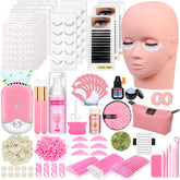 Qinzave lash mannequin head for realistic practice and spacing