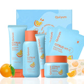 QUIYUM Citrus VC Set cleanser bottle provides a refreshing, balanced cleanse.