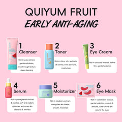 QUIYUM Watermelon Niacinamide Cleanser close-up for gentle cleansing and refreshment.