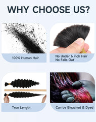 Qulueo soft dense texture braid hair indicating fullness for dramatic styles