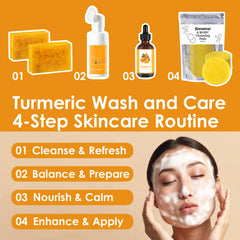 qvkzl exfoliating-pads-turmeric promotes gentle exfoliation.