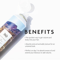 R+Co Death Valley pour demonstrates oil absorption for refreshed roots.