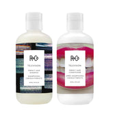R+Co Television shampoo bottle ready to smooth and add shine