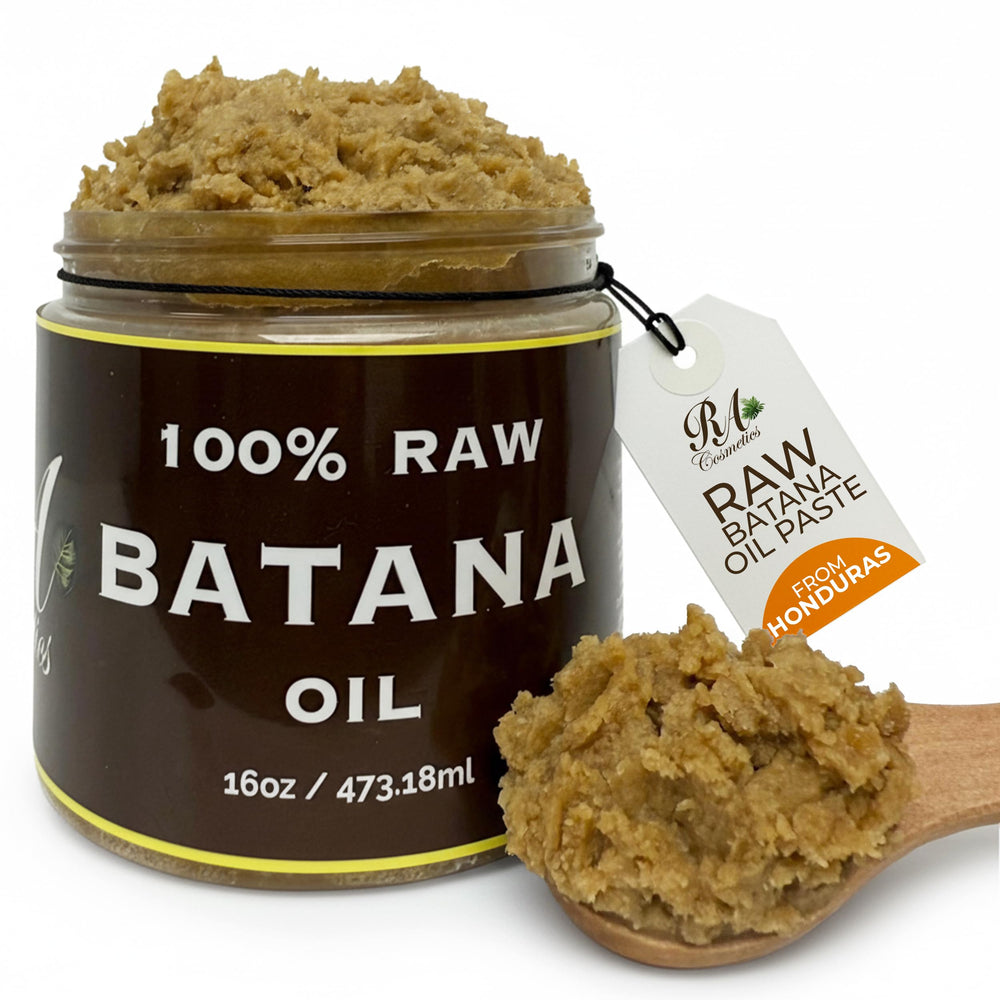 RA COSMETICS Batana Oil bottle highlights natural nourishment for healthier hair