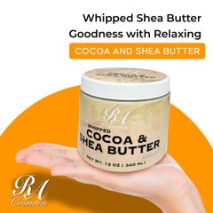 RA COSMETICS Cocoa and Shea Butter with coconut oil nourishes skin and hair