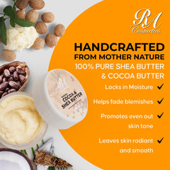 RA COSMETICS Unscented butter on hair demonstrates leave-in conditioning for curls