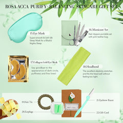 RA ROSA ACCA clay mask jar deep cleanses and balances skin tone