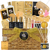 RA ROSA ACCA Orchid Spa Gift Basket front view for gifting and pampering