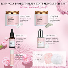 RA ROSA ACCA rose face cream nourishes and locks in moisture.