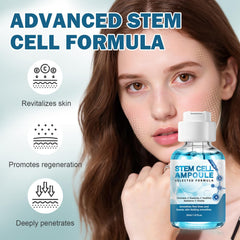 Racgrul stem cell serum ampoules, compact 1 oz, ideal for travel hydration