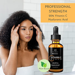 Radha Beauty Vitamin C Serum ingredients green tea and aloe nourish skin