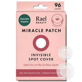 Rael pimple patches coverage close-up showing discreet blemish protection.