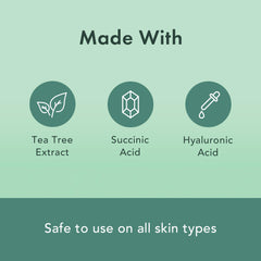 Rael hydrocolloid spot cover on skin protecting blemish from irritation