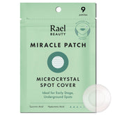 Rael Pimple Patches Miracle Microcrystal Spot Cover on skin provides discreet blemish protection.
